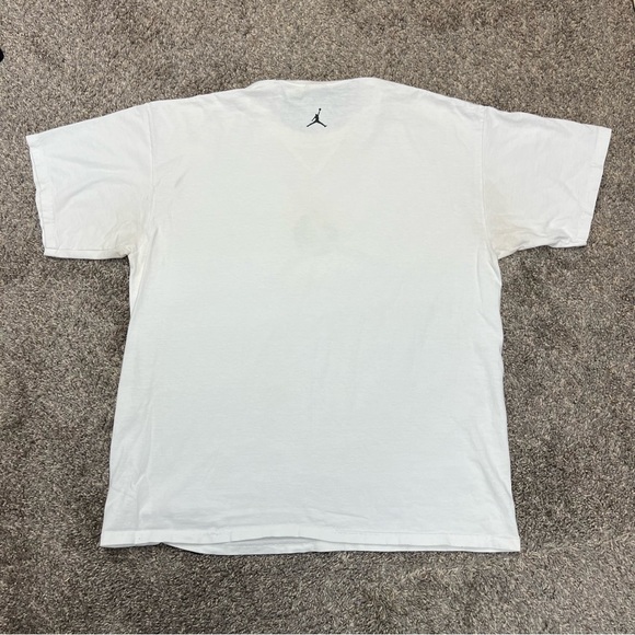 vintage Y2K jordan shirt womens XL white jump man basketball AF1 graphic tee - Picture 5 of 11
